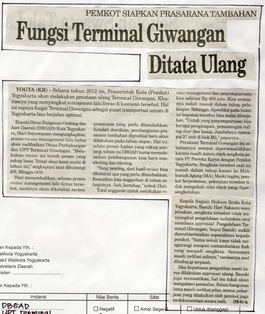 Kliping jogja terbaru